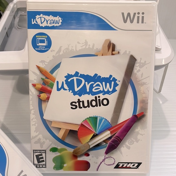 Wii U Draw Game Tablet & 3 U Draw Games: U Draw Studio, Pictionary, Doods BIG Ad - Picture 12 of 15